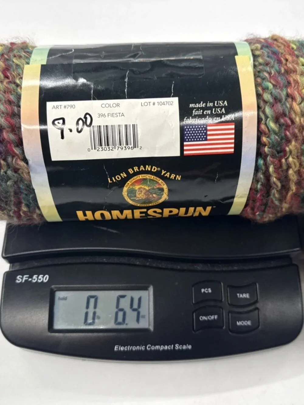 Lion Brand Homespun Yarn Fiesta Lot of 3 Same Color 6 oz 185 yds Each Skein NEW - Picture 7 of 11